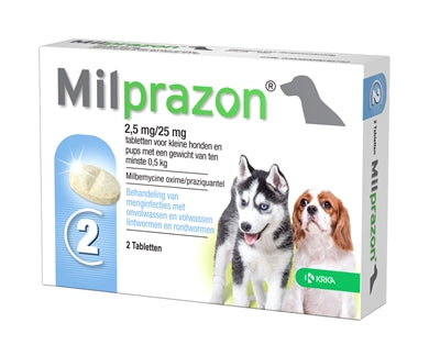 Krka Milprazon Ontwormingstabletten Hond - 0031 Shop