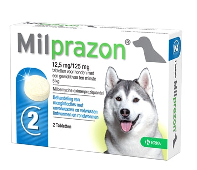 Krka Milprazon Ontwormingstabletten Hond - 0031 Shop