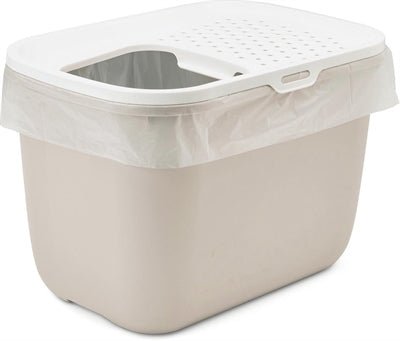 Savic Kattenbak Hop In Mocca / Wit 58,5X39X39,5 CM - 0031 Shop