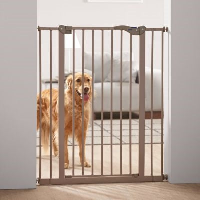 Savic Dog Barrier Afsluithek Met Kleine Deur Grijs 74-84X107 CM - 0031 Shop