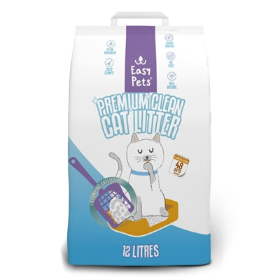 Easypets Premium Clean White Bentonite Kattenbakvulling 12 LTR - 0031 Shop