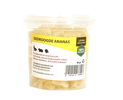 Utopia Gedroogde Ananas 80 GR - 0031 Shop