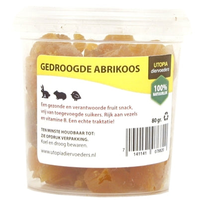 Utopia Gedroogde Abrikoos 80 GR - 0031 Shop