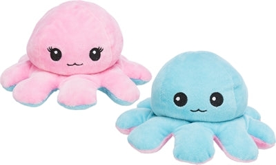 Trixie Octopus Omkeerbaar Pluche Roze / Lichtblauw 19 CM - 0031 Shop