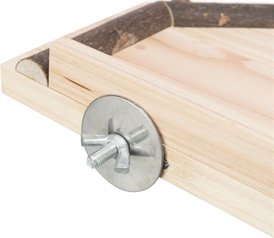 Trixie Landingsplaats Met Zitstokken Hout Naturel 19X19 CM - 0031 Shop