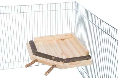 Trixie Landingsplaats Met Zitstokken Hout Naturel 19X19 CM - 0031 Shop