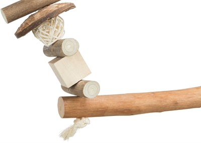 Trixie Knabbelschommel Kokosnoot/Hout/Rotan 20X30 CM - 0031 Shop