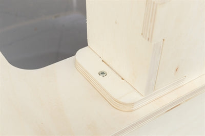 Trixie Voederstation Met Voerbak / Waterbak / Hooiruif Hout Naturel 70X47X41 CM - 0031 Shop