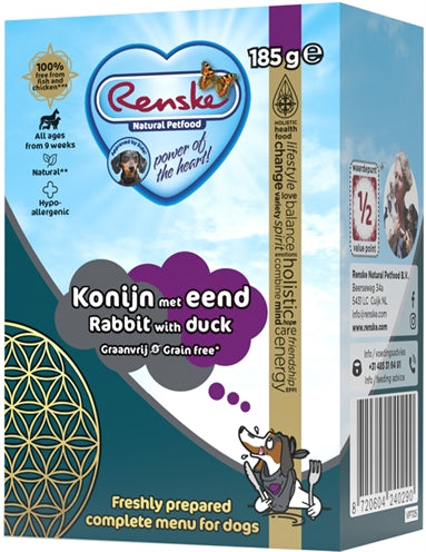 Renske Vers Bereide Maaltijd Eend Konijn En Graanvrij 24X185 GR - 0031 Shop