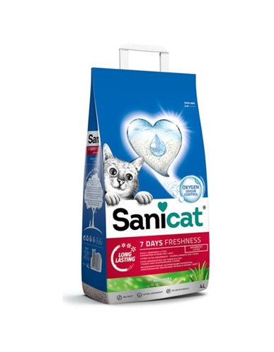 Sanicat 7 Days Aloe Vera Kattenbakvulling 4 LTR - 0031 Shop
