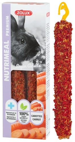 Zolux Nutrimeal Stick Konijn Wortel 115 GR 3 ST - 0031 Shop