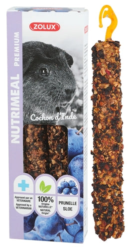 Zolux Nutrimeal Stick Cavia Pruim 110 GR 3 ST - 0031 Shop
