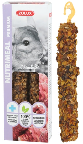Zolux Nutrimeal Stick Chinchilla Aardpeer 110 GR 3 ST - 0031 Shop