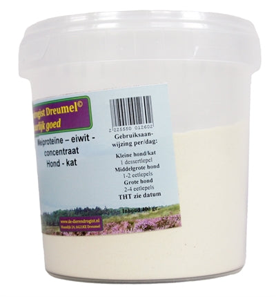 Dierendrogist Weiproteine Concentraat Hond / Kat 400 GR - 0031 Shop