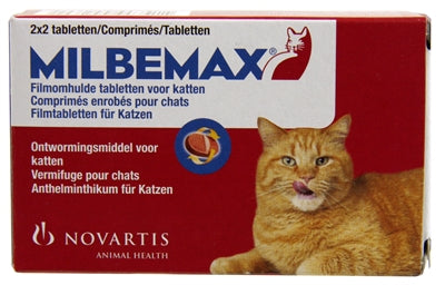 Milbemax Tablet Ontworming  Kat LARGE 2X2 TABL - 0031 Shop