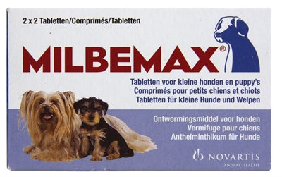 Milbemax Tablet Ontworming Puppy/Kleine Hond 2X2 TABL - 0031 Shop