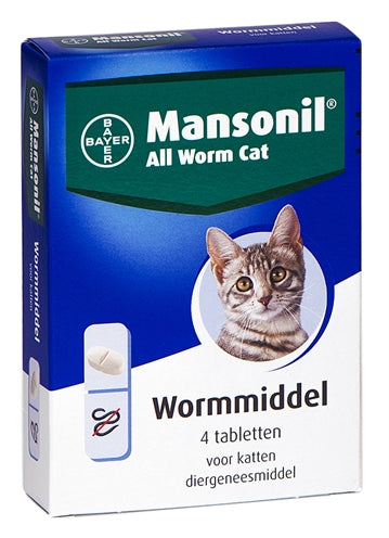 Mansonil Kat All Worm Tabletten - 0031 Shop