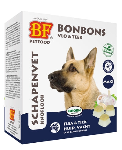 Biofood Schapenvet Maxi Bonbons Knoflook 40 ST - 0031 Shop