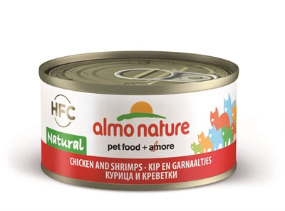 Almo Nature Cat Kip/Garnaal 70 GR (24 stuks) - 0031 Shop