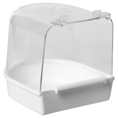 Merkloos Vogelbad Groot Model Wit 13X13X12 CM - 0031 Shop