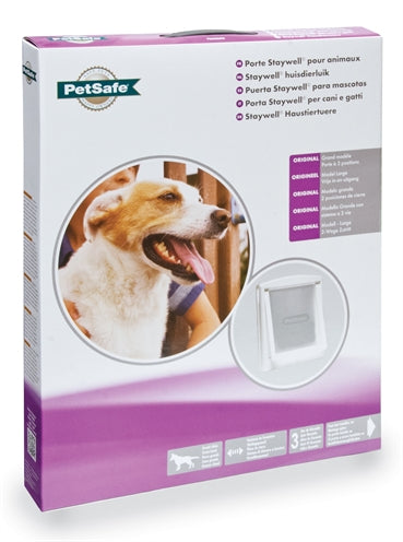 Petsafe Hondenluik Large Wit/Transparant 760 - 0031 Shop