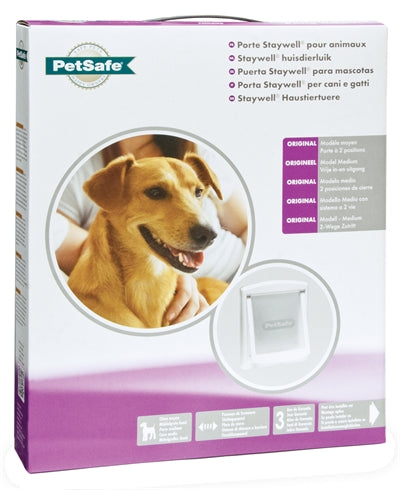 Petsafe Hondenluikje Medium Wit/Transparant 740 - 0031 Shop