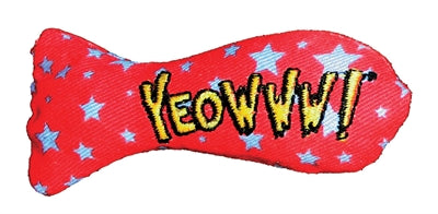 Yeowww Stinkies Catnip Sardientje Met Sterren 7,5 CM - 0031 Shop
