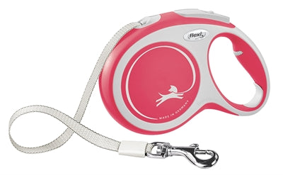 Flexi Rollijn New Comfort Tape Rood L 8 MTR
