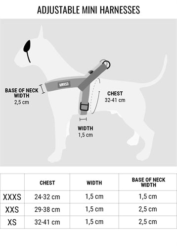 Morso Mini Hondentuig Verstelbaar Gerecycled Full Metal Dog Bruin