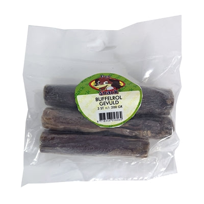 Petsnack Buffelrol Gevuld