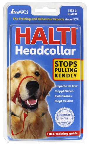 The Company Of Animals Company Of Animals Halti Headcollar Zwart