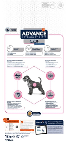 Advance Veterinary Diet Dog Gevoelige Huid Medium / Maxi