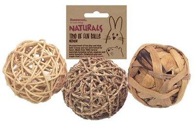 Rosewood Trio Of Fun Balls MEDIUM 8 CM - 0031 Shop
