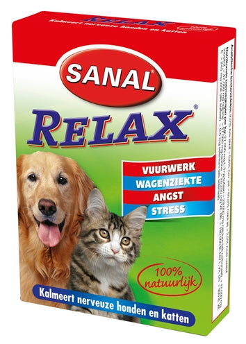 Sanal Dog/Cat Relax Kalmeringstablet 15 TABLETTEN - 0031 Shop