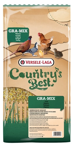 Versele-Laga Country Best Gra-Mix (Sier)Duif Gebroken Mais 4 KG - 0031 Shop
