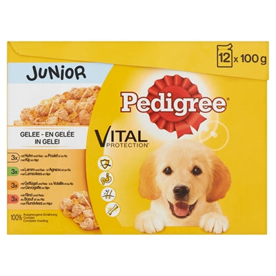 Pedigree Multipack Maaltijdzakjes Junior In Gelei 100 GR - 0031 Shop