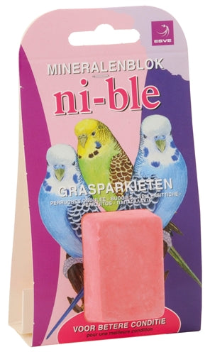 Esve Ni-Ble Mineralenblok Grasparkiet Roze - 0031 Shop