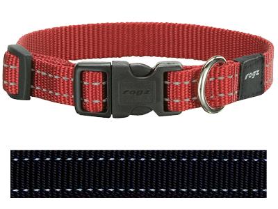 Rogz For Dogs Snake Halsband Zwart 16 MMX26-40 CM - 0031 Shop