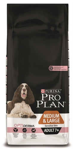 Pro Plan Dog Adult Medium / Large 7+ Sensitive Skin 14 KG - 0031 Shop