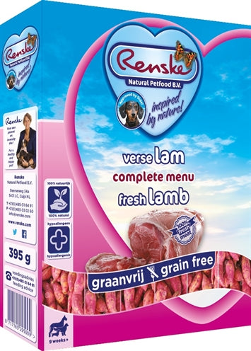 Renske Vers Vlees Lam Graanvrij 395 GR (10 stuks) - 0031 Shop