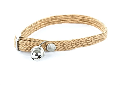 Martin Sellier Halsband Kat Elastisch Nylon Beige 30X1 CM - 0031 Shop
