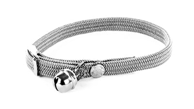 Martin Sellier Halsband Kat Elastisch Nylon Grijs 30X1 CM - 0031 Shop