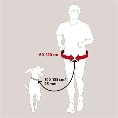 Trixie Heupriem Met Jogginglijn Zwart RIEM 60-120 CM LIJN 100-135 CM - 0031 Shop