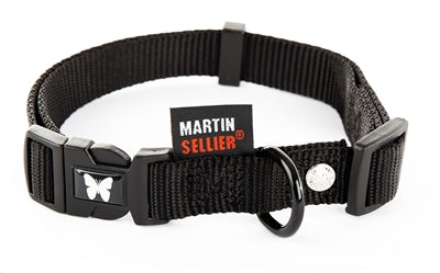 Martin Sellier Halsband Nylon Zwart Verstelbaar - 0031 Shop