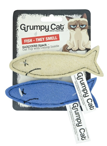 Grumpy Cat Sardines Met Catnip 2 STUKS 7 CM - 0031 Shop