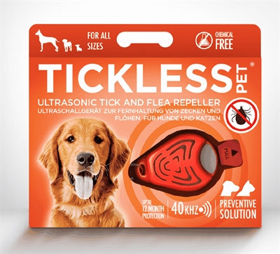 Tickless Teek En Vlo Afweer Voor Hond En Kat Fluoriserend Oranje - 0031 Shop