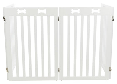Trixie Afsluithek Wit 4 Panelen 60-160X75 CM - 0031 Shop