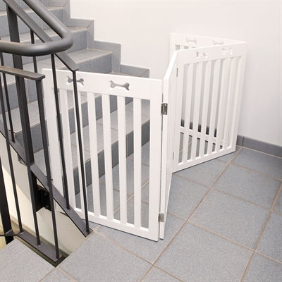 Trixie Afsluithek Wit 4 Panelen 60-160X75 CM - 0031 Shop