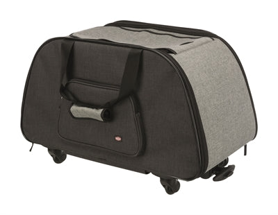 Trixie Reismand Trolley Zwart / Lichtgrijs 67X34X43 CM - 0031 Shop