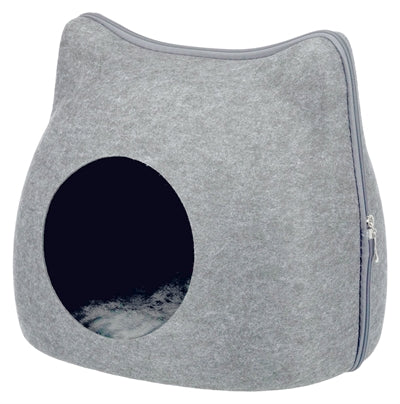 Trixie Relax Iglo Kat Vilt Grijs 38X37X35 CM - 0031 Shop